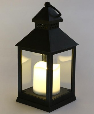 Декоративный фонарь "Ночной огонек" с LED подсветкой. Материал - пластик. Цвет -. . фото 3