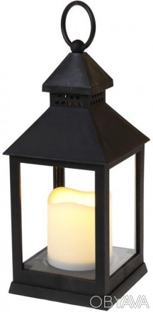Декоративный фонарь "Ночной огонек" с LED подсветкой. Материал - пластик. Цвет -. . фото 1