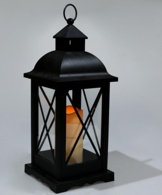 Декоративный фонарь "Ночной огонек" с LED подсветкой. Материал - пластик. Цвет -. . фото 3