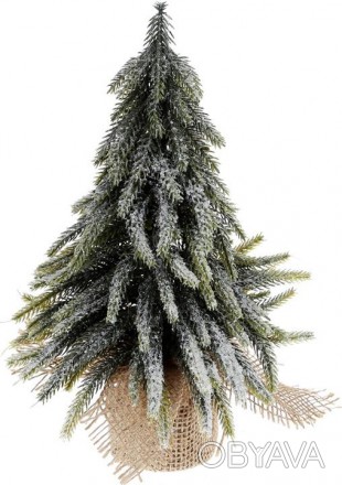 Декоративная искусственная елка "Ледяная" из искусственной хвои (полиэтилен) с д. . фото 1