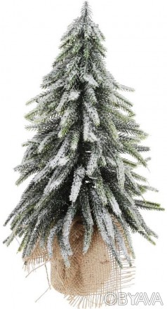 Декоративная искусственная елка "Ледяная" из искусственной хвои (полиэтилен) с д. . фото 1