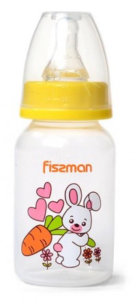 Бутылочка детская для кормления Fissman Babies "Зайчик" 120мл. Київ. фото 1 Бутылочка детская для кормления Fissman Babies "Зайчик" 120мл. Київ. фото 1