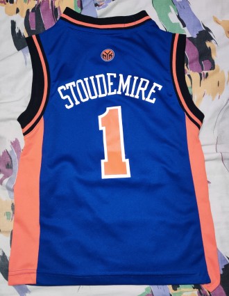 Детская, баскетбольная майка Adidas NBA New Yirk Knicks, Stoudmire, на рост, при. . фото 5