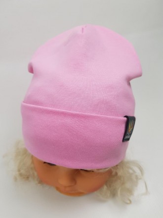 Дитячі демісезонні трикотажні шапки оптом для дівчат, р.50, Yaaas
	Розмір: 50
	С. . фото 3