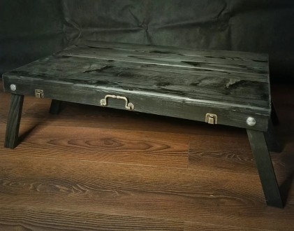 
Набор шампуров в деревянном кейсе "Кемпинг-2". Кейс с ножками, может служить ст. . фото 3