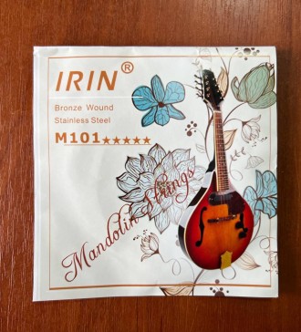 Профессиональные Бронзовые струны Irin для Мандолины
В комплекте 8 шт. 
Професси. . фото 2