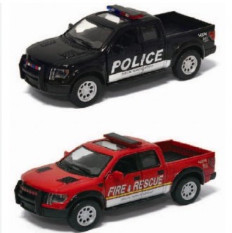 Инерционная металлическая машинка KINSMART Ford F-150 SVT KT5365WPR (Police/Fire. Одесса. фото 1 Инерционная металлическая машинка KINSMART Ford F-150 SVT KT5365WPR (Police/Fire. Одесса. фото 1
