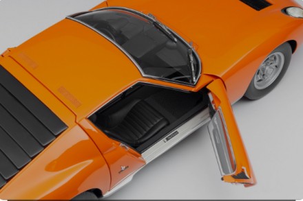 Инерционная металлическая модель" Lamborghini Miura P400 SV": Модель, которая ож. . фото 3