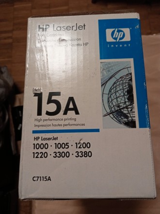 Картридж HP C7115A новый для принтеров HP LJ 1000, 1005, 1200, 1220, 3300,3380. . фото 4