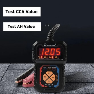 ТЕСТОР АВТОМОБИЛЬНЫХ АКБ 12V Battery Tester BA208 QUICLYNKS
12V Battery Tester B. . фото 7