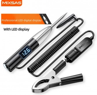 MIXSAS LED display - тестер автомобильной цепи 5-30V (длина провода 1.2m)
 Измер. . фото 2