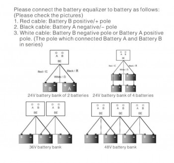Балансир АКБ Battery Equalizer Type 1 12V PowMr
Балансир заряда для АКБ (Battery. . фото 6