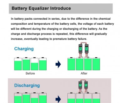 Балансир АКБ Battery Equalizer ANGUI KBX102S с индикацией
Эквалайзер батареи исп. . фото 10