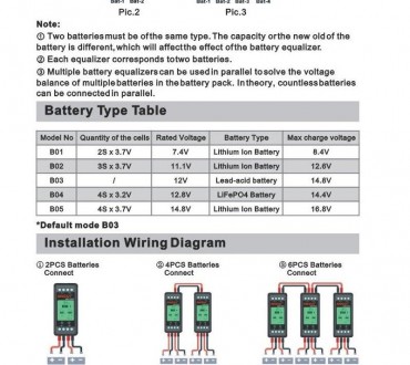 Балансир АКБ Battery Equalizer ANGUI KBX102S с индикацией
Эквалайзер батареи исп. . фото 4