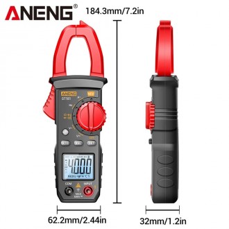 Клещи токоизмерительные цифровые Aneng ST181
Клещи токоизмерительные цифровые An. . фото 3