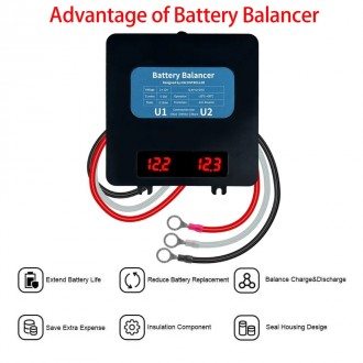 Балансир АКБ Battery Equalizer NXController( с индикацией)
Опис товару
Балансир . . фото 2