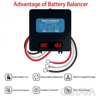 Балансир АКБ Battery Equalizer NXController( с индикацией)
Опис товару
Балансир . . фото 1