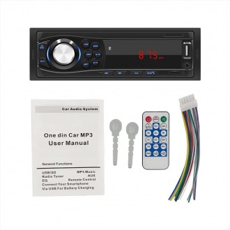 Автомагнитола 1028 Mp3/ISO/AUX/USB/Bluetooth 
Комплект поставки:
Автомагнитола 1. . фото 2