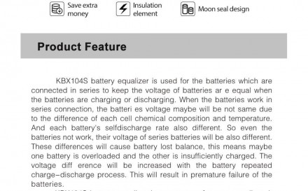Балансир АКБ Battery Equalizer ANGUI KBX104S с индикацией
Эквалайзер батареи ANG. . фото 8