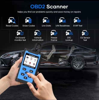 AUTOPHIX BAS300 Plus OBD2 Сканер и тестер акб 2 in 1 Car Code Reader 6V 12V 100-. . фото 3