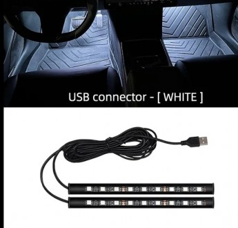 Подсветка USB для салона автомобиля
Комплект поставки:
Подсветка USB для салона . . фото 2