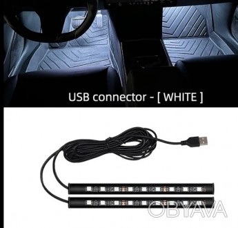 Подсветка USB для салона автомобиля
Комплект поставки:
Подсветка USB для салона . . фото 1