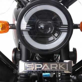 Опис мотоцикла SPARK SP125C-2AM 
 
SPARK SP125C-2AM — одна з старших модел. . фото 9