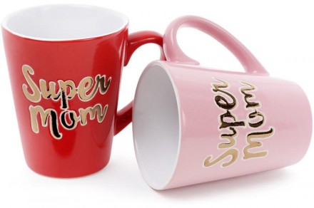 Керамическая кружка "Super Mom" - приятный подарок для самого дорого человека. О. . фото 4