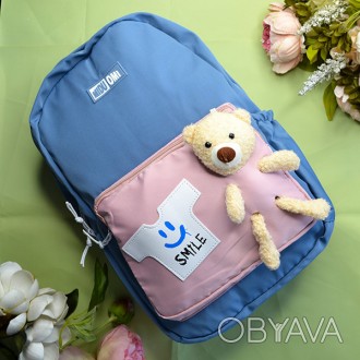 Удобный и качественный рюкзак с игрушкой «Teddy Bear» производится из высококаче. . фото 1