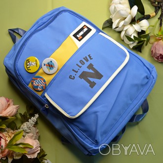 Красивый, вместительный и качественный рюкзак с лаконичным дизайном. Этот универ. . фото 1