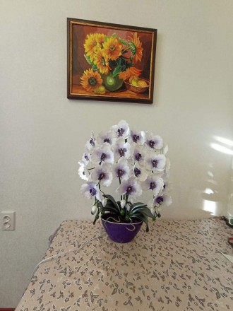 Світильник - орхідея каскадна, на 3 гілочки
Зроблена з фоамірану та ізолону.
Пра. . фото 4