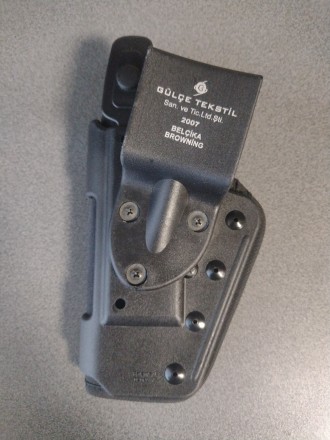 Кобура пластиковая для пистолета черная
Кобура пластиковая поясная для пистолет. . фото 3