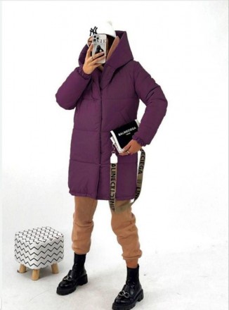 Женская зимняя курточка "Зефирка"
Размер:
	42-44
	46-48
	50-52
	54-56
Ткань: пла. . фото 5
