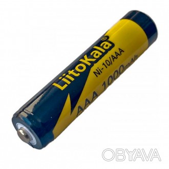 
	Аккумуляторы LiitoKala Ni-10/AAA - это перезаряжаемые батарейки формата AAA (р. . фото 1