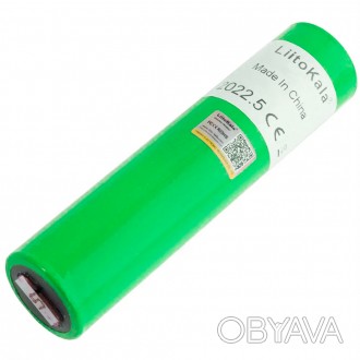 
	Литий-железо-фосфатный аккумулятор 18500 LiFePO4 LiitoKala-3222, 22Ah, 3.2V, G. . фото 1