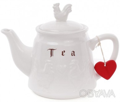 Чайник заварочный "Тоскана" Family TEA - стильная коллекция белой классической п. . фото 1