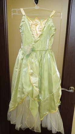 Карнавальна сукня салатового кольору для феї квітів Disney для дівчинки 9-10 рок. . фото 2