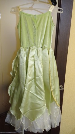 Карнавальна сукня салатового кольору для феї квітів Disney для дівчинки 9-10 рок. . фото 4