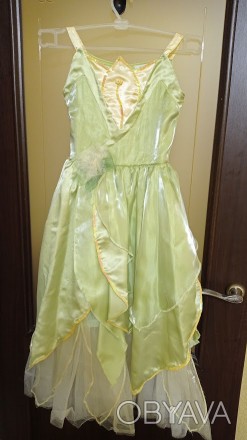 Карнавальна сукня салатового кольору для феї квітів Disney для дівчинки 9-10 рок. . фото 1