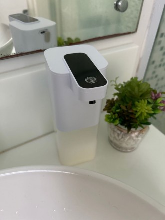 Автоматический сенсорный диспенсер для жидкого мыла, пенообразователь со встроен. . фото 3