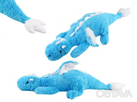 Мягкая игрушка Дракон голубой 115 см ish 
Отправка товара:
• Срок: 1-2 рабочих д. . фото 1