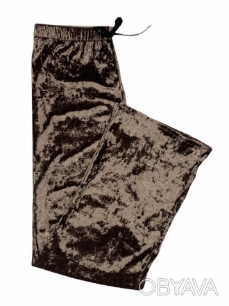 Жіночі штани, тканина - мармуровий велюр.
Модель класичного крою, пояс – еластич. . фото 1