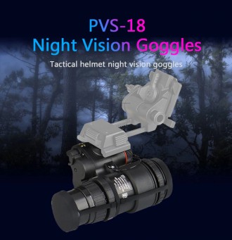 Прибор ночного видения Монокуляр PVS-18
Налобный прибор ночного видения PVS-18 д. . фото 9