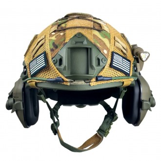 Защитный комплект Шлем FAST NIJ IIIA + наушники Walkers Razor Slim с чебурашкой . . фото 5