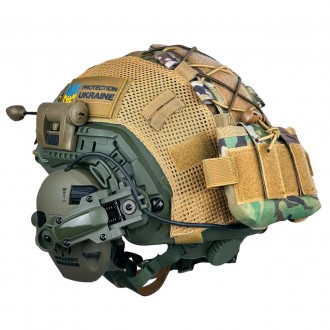 Защитный комплект Шлем FAST NIJ IIIA + наушники Walkers Razor Slim с чебурашкой . . фото 3