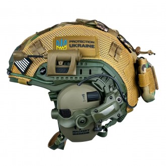 Защитный комплект Шлем FAST NIJ IIIA + наушники Walkers Razor Slim с чебурашкой . . фото 7
