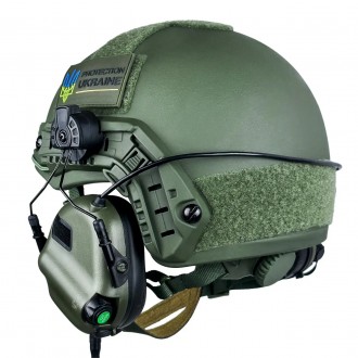 Комплект Шлем кевларовый Fast NIJ IIIA + наушники Earmor M31H Mod3
Размеры в нал. . фото 5