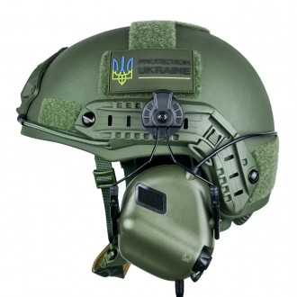 Комплект Шлем кевларовый Fast NIJ IIIA + наушники Earmor M31H Mod3
Размеры в нал. . фото 3