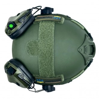 Комплект Шлем кевларовый Fast NIJ IIIA + наушники Earmor M31H Mod3
Размеры в нал. . фото 6