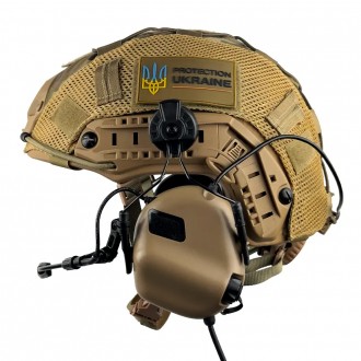 Комплект шлем Fast Team Wendy Helmet NIJ IIIA + наушники Earmor M32H MOD3 + каве. . фото 4